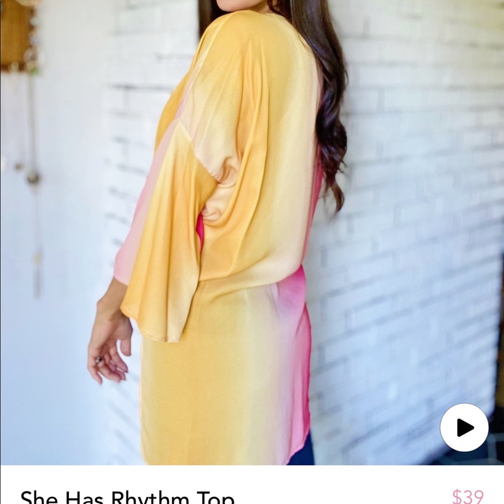 Multi Color Kimono - Picture 2 of 3